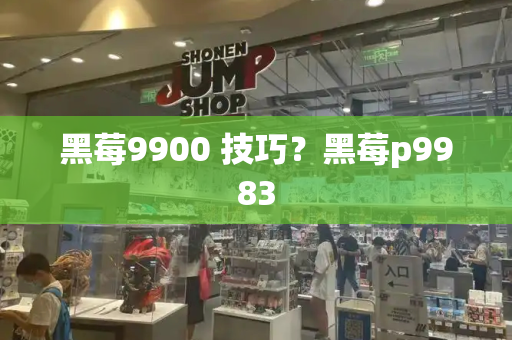 黑莓9900 技巧？黑莓p9983