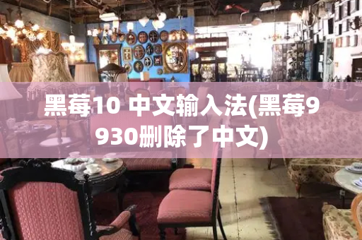 黑莓10 中文输入法(黑莓9930删除了中文)