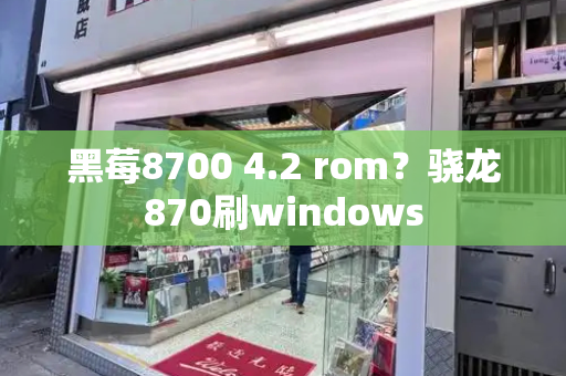 黑莓8700 4.2 rom？骁龙870刷windows