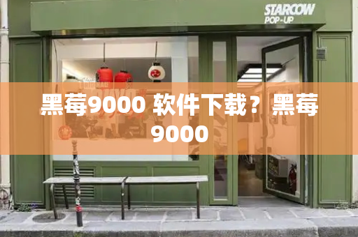 黑莓9000 软件下载？黑莓9000-第1张图片-星选测评