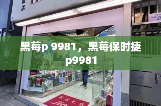 黑莓p 9981，黑莓保时捷p9981