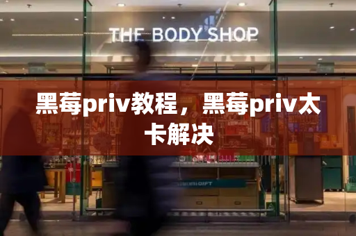 黑莓priv教程，黑莓priv太卡解决-第1张图片-星选测评