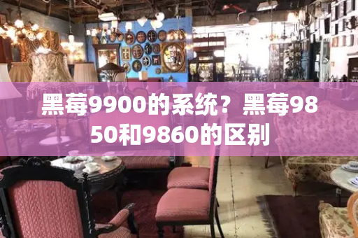 黑莓9900的系统？黑莓9850和9860的区别-第1张图片-星选测评