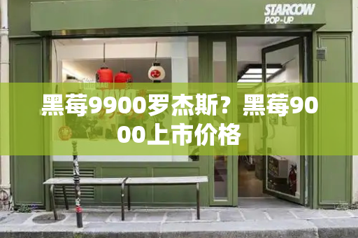 黑莓9900罗杰斯？黑莓9000上市价格-第1张图片-星选测评