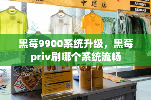 黑莓9900系统升级，黑莓priv刷哪个系统流畅