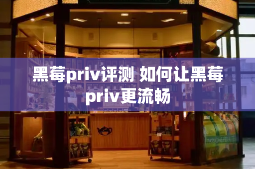 黑莓priv评测 如何让黑莓priv更流畅-第1张图片-星选测评