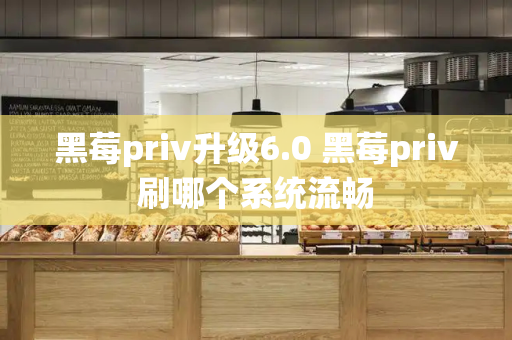 黑莓priv升级6.0 黑莓priv刷哪个系统流畅