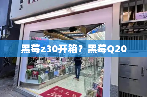 黑莓z30开箱？黑莓Q20