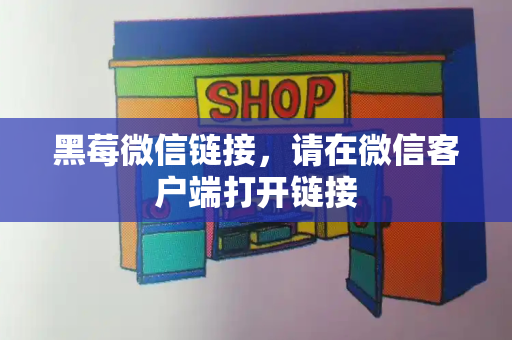 黑莓微信链接，请在微信客户端打开链接-第1张图片-星选测评