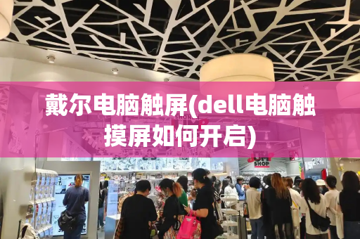 戴尔电脑触屏(dell电脑触摸屏如何开启)