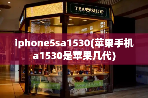 iphone5sa1530(苹果手机a1530是苹果几代)-第1张图片-星选测评