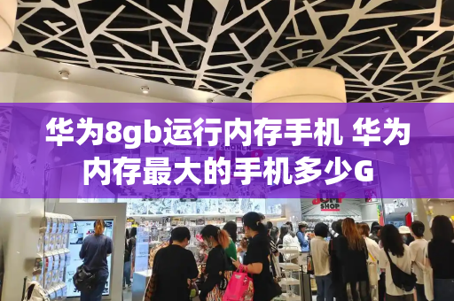 华为8gb运行内存手机 华为内存最大的手机多少G-第1张图片-星选测评