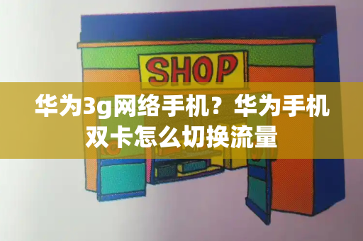 华为3g网络手机？华为手机双卡怎么切换流量-第1张图片-星选测评