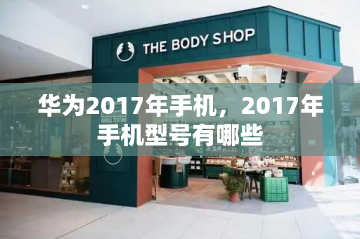 华为2017年手机，2017年手机型号有哪些-第1张图片-星选测评