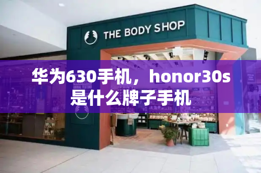 华为630手机，honor30s是什么牌子手机-第1张图片-星选测评