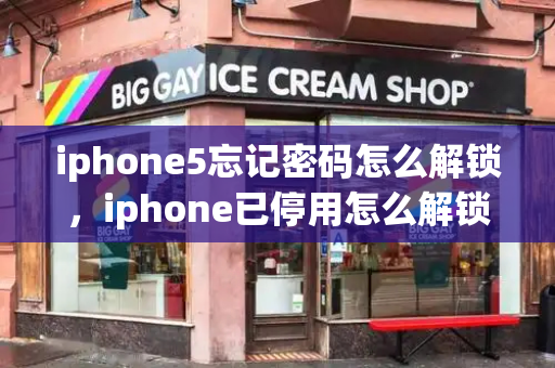 iphone5忘记密码怎么解锁，iphone已停用怎么解锁教程-第1张图片-星选测评