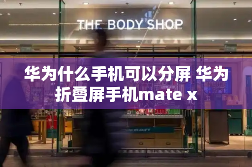 华为什么手机可以分屏 华为折叠屏手机mate x-第1张图片-星选测评