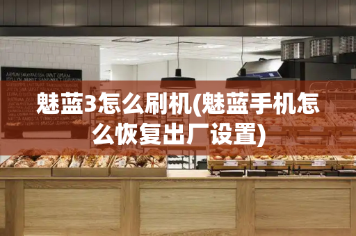 魅蓝3怎么刷机(魅蓝手机怎么恢复出厂设置)-第1张图片-星选测评