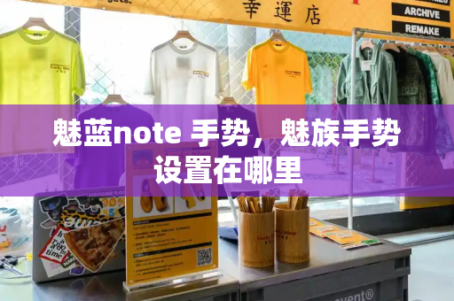 魅蓝note 手势，魅族手势设置在哪里-第1张图片-星选测评