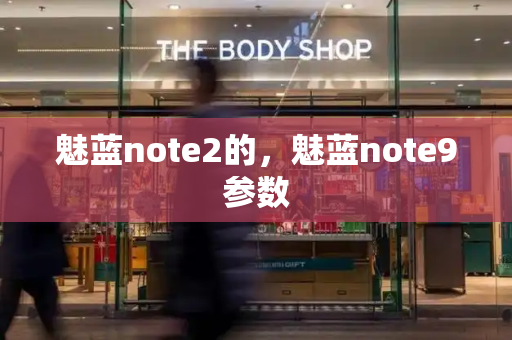 魅蓝note2的，魅蓝note9参数-第1张图片-星选测评