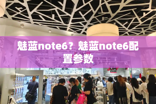 魅蓝note6？魅蓝note6配置参数-第1张图片-星选测评