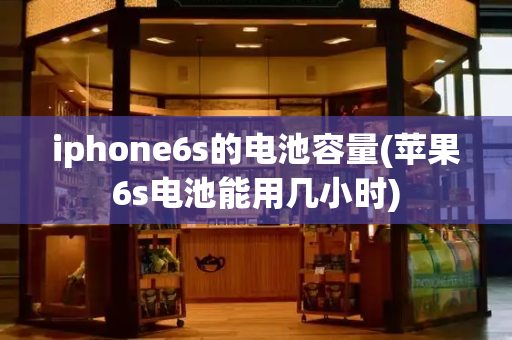 iphone6s的电池容量(苹果6s电池能用几小时)