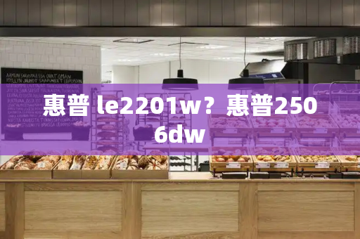 惠普 le2201w？惠普2506dw