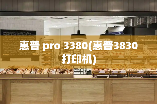 惠普 pro 3380(惠普3830打印机)