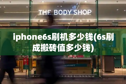 iphone6s刷机多少钱(6s刷成搬砖值多少钱)-第1张图片-星选测评