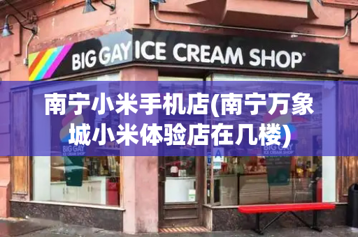 南宁小米手机店(南宁万象城小米体验店在几楼)