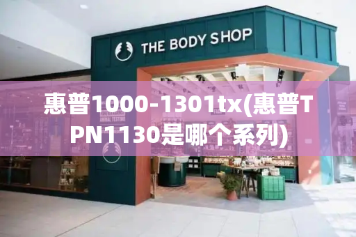 惠普1000-1301tx(惠普TPN1130是哪个系列)-第1张图片-星选值得买