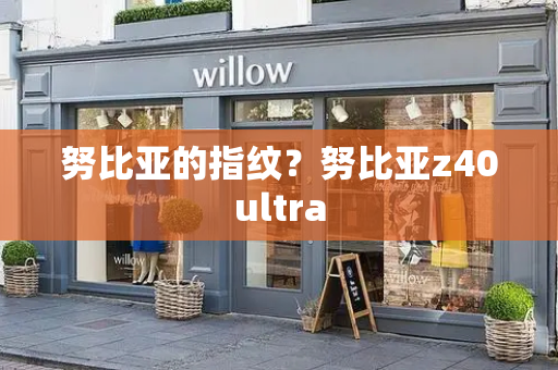 努比亚的指纹？努比亚z40ultra