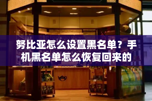 努比亚怎么设置黑名单？手机黑名单怎么恢复回来的-第1张图片-星选测评