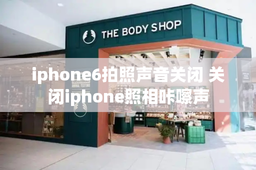 iphone6拍照声音关闭 关闭iphone照相咔嚓声