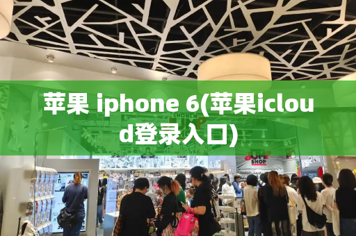 苹果 iphone 6(苹果icloud登录入口)