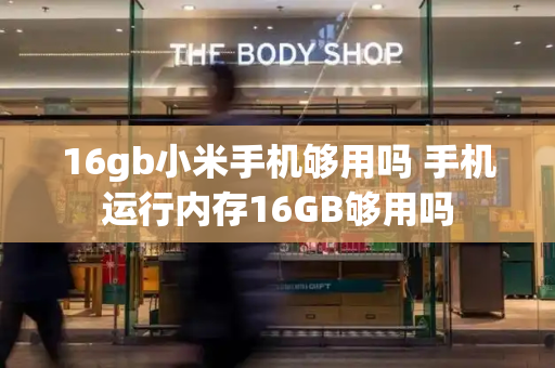 16gb小米手机够用吗 手机运行内存16GB够用吗-第1张图片-星选测评