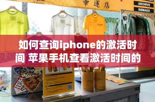 如何查询iphone的激活时间 苹果手机查看激活时间的步骤-第1张图片-星选测评