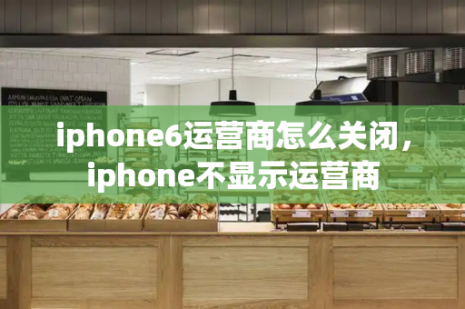 iphone6运营商怎么关闭，iphone不显示运营商