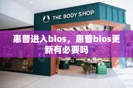 惠普进入bios，惠普bios更新有必要吗-第1张图片-星选值得买