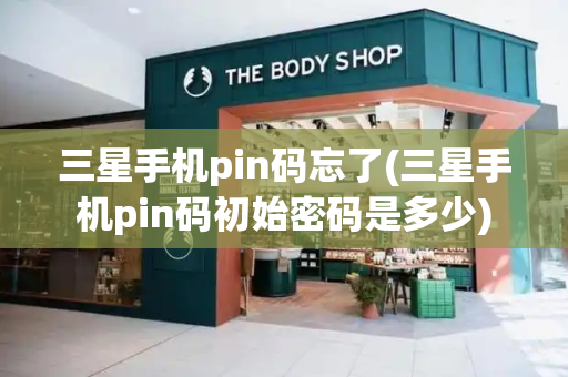 三星手机pin码忘了(三星手机pin码初始密码是多少)