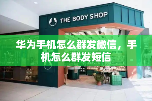 华为手机怎么群发微信，手机怎么群发短信-第1张图片-星选测评