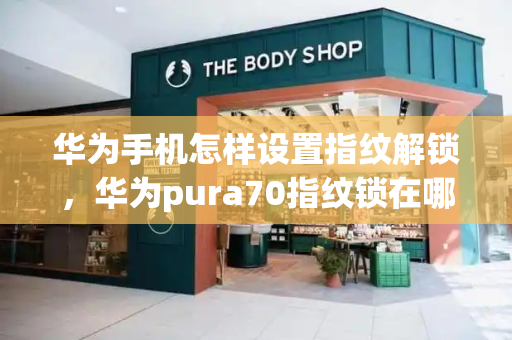 华为手机怎样设置指纹解锁，华为pura70指纹锁在哪里设置